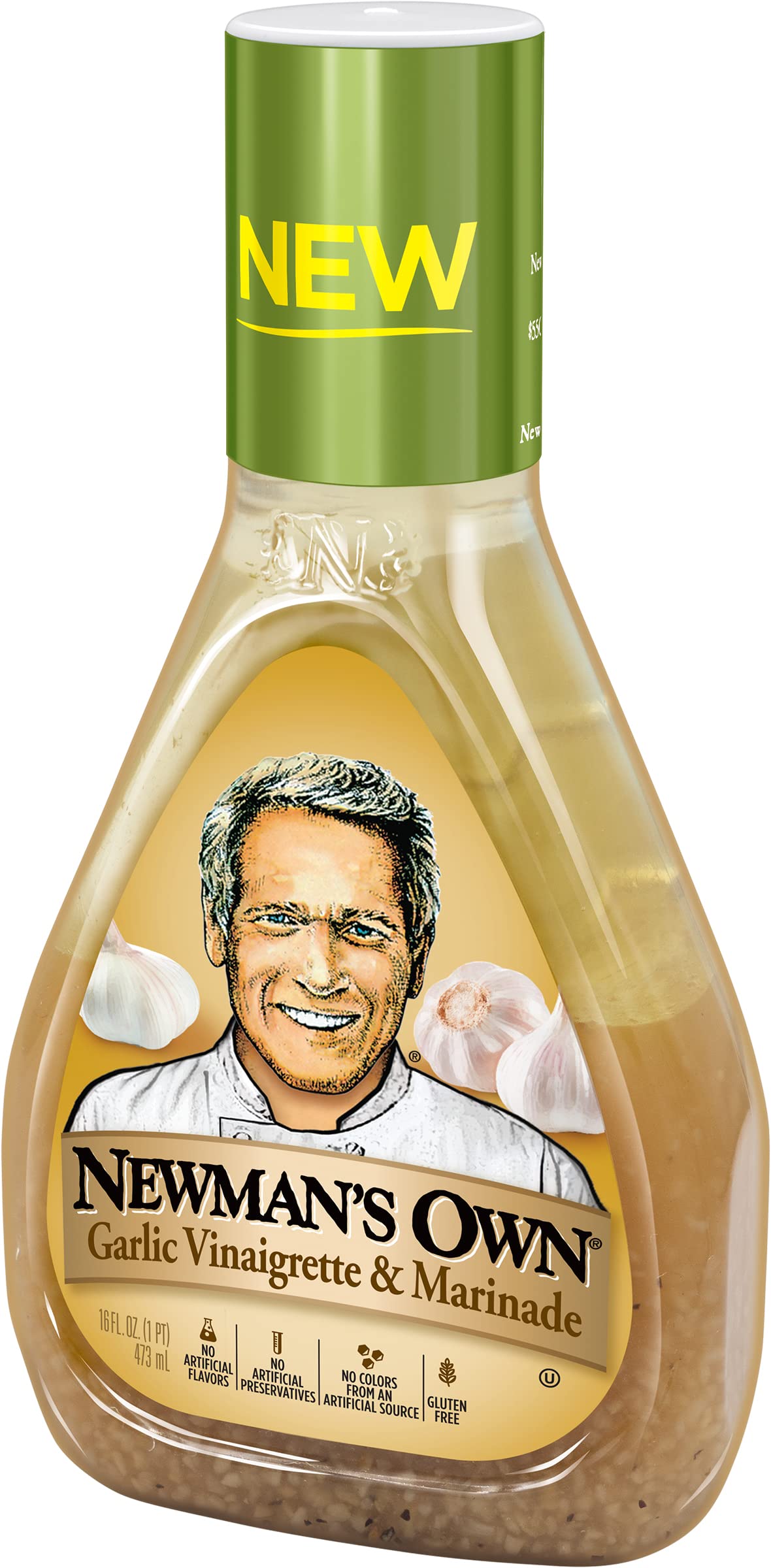 Newman'S Own Garlic Vinaigrette & Marinade, 16 Oz