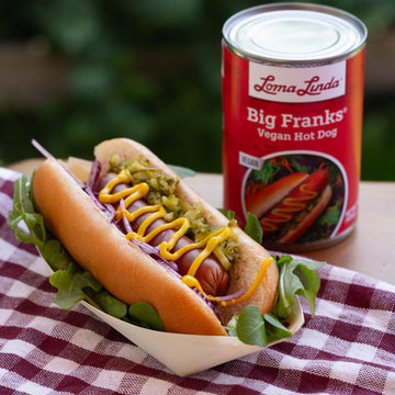 Loma Linda Big Franks Variety Pack - Plant-Based Vegan Franks - 15 oz Cans (Pack of 12) - Meatless Alternative for Cooking and Grilling