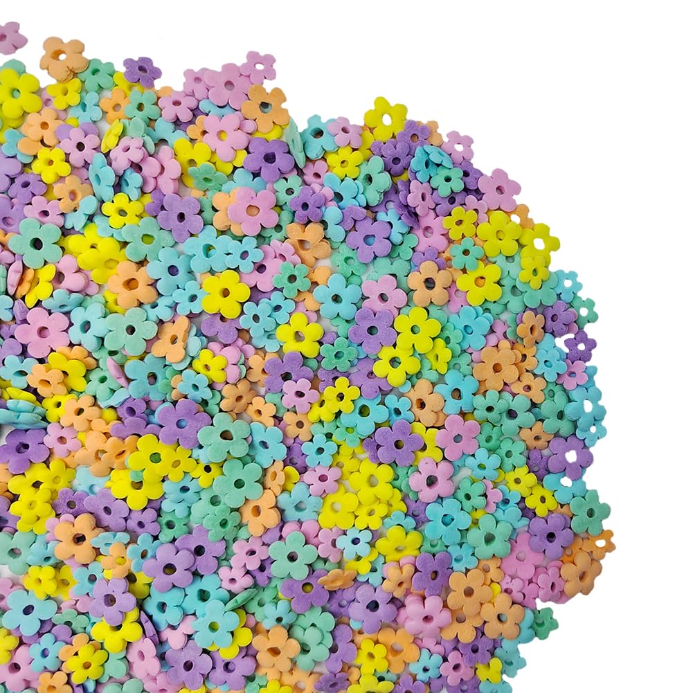 Eastron Edible Spring Flowers Sprinkles Flower Sprinkles For Cake Decorating Confetti Sprinkles For Cupcakes, Ice Cream, Cookies