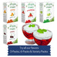 Simple Mixes Natural Gelatin Dessert, Strawberry, Healthy Snack, Dye-Free, No Gluten or Fat, Kosher, 3 Pack
