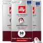 Illy Aluminum Espresso compact pieces for Nespresso - Intenso Bold Roast Coffee - 10 Count (Pack of 5) - Full of Flavor, Notes of Cocoa