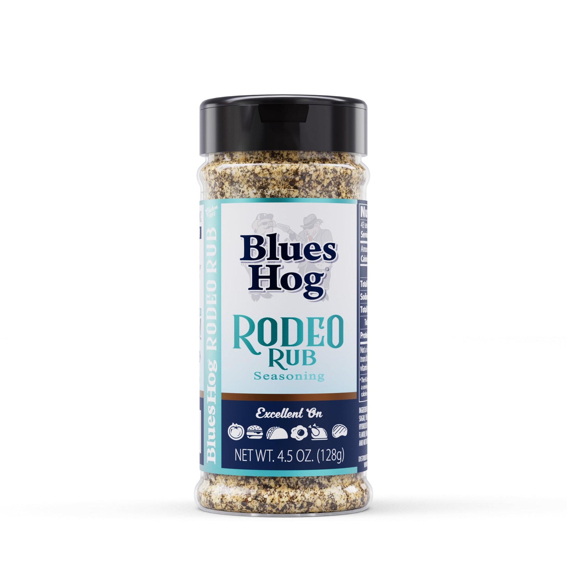 Blues Hog Rodeo Rub Seasoning, Bold All-Purpose Dry Rub, All-Natural, Gluten-Free, Made In The Usa, 4.5 Oz