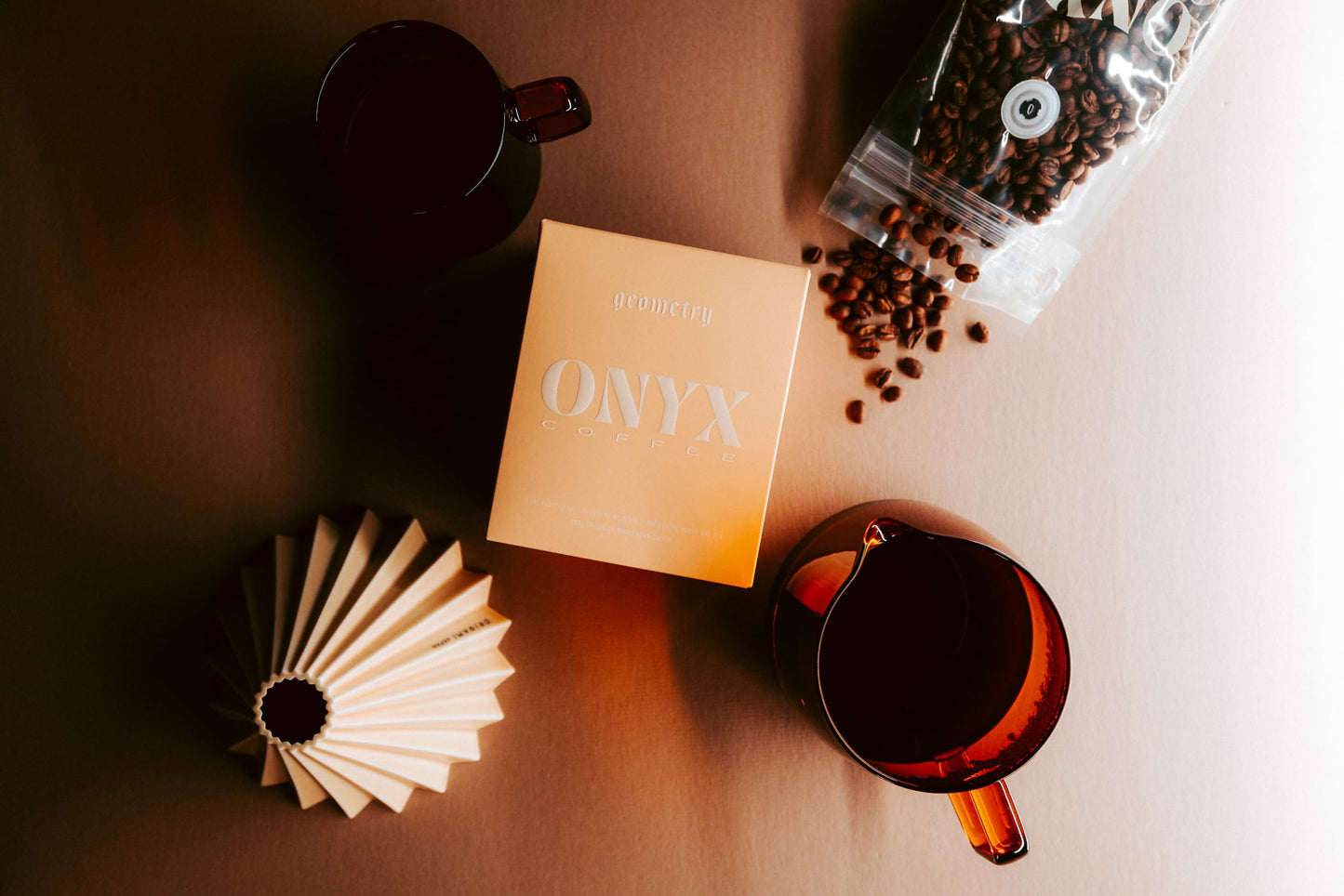 Onyx Coffee Lab Geometry Espresso Blend - Medium-Dark Roast Whole Bean Coffee, 10oz - Notes of Berries, Sweet Lemon & Earl Grey