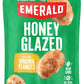Emerald Nuts Honey Glazed XL Virginia Peanuts (1-Pack) | 10 Oz Resealable Bag | Kosher Dairy Certified, Non-GMO, Contains No Art