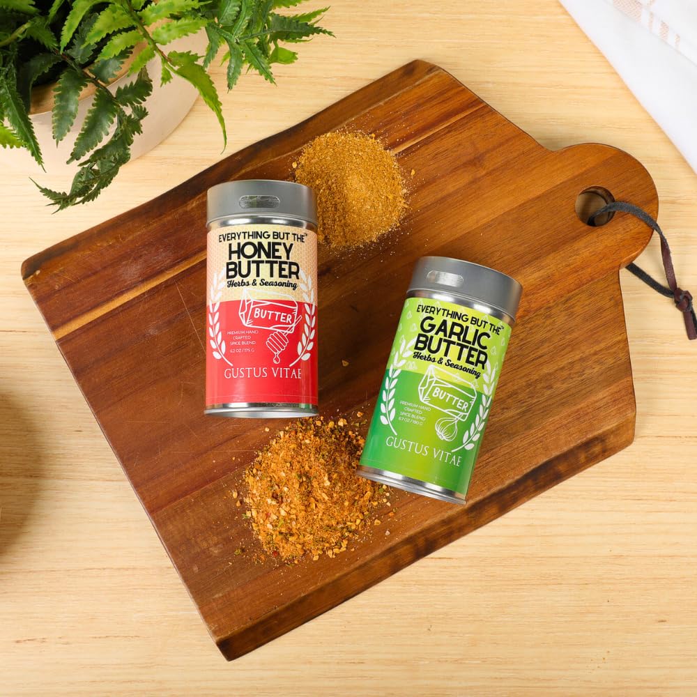Better Than Butter Seasoning Set: 2 Pack Set | Gourmet Seasoning, Artisanal Spice Blends | All Natural, Non Gmo | Small Batch, H