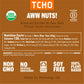 TCHO Aww Nuts! Dark Chocolate Bars, 75% Cacao, Vegan, Organic, Fair Trade, 2.5oz (Pack of 3)