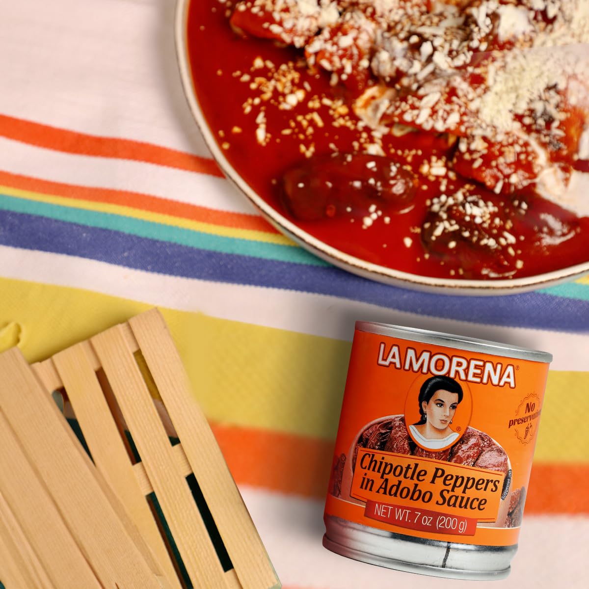 La Morena Chipotle Peppers In Adobo Sauce 7 Oz (Packaging May Vary)