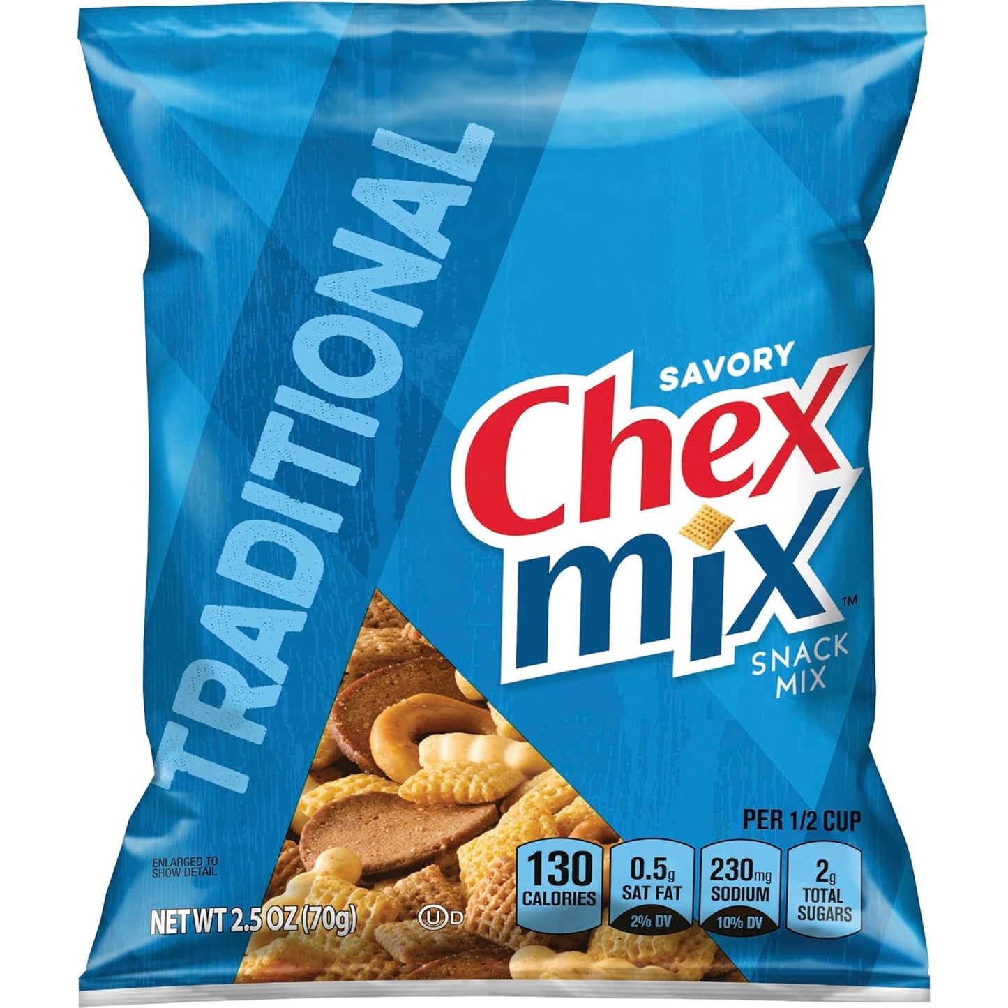 Chex Mix Traditional, 2.5 Oz (Pack of 36)