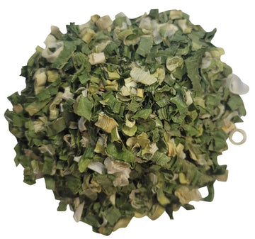 Naturejam Dried & Washed Chopped Green Onions 4 Ounce Bulk Bag-Just 1 Ingredient, 100% Dehdrated Scallions
