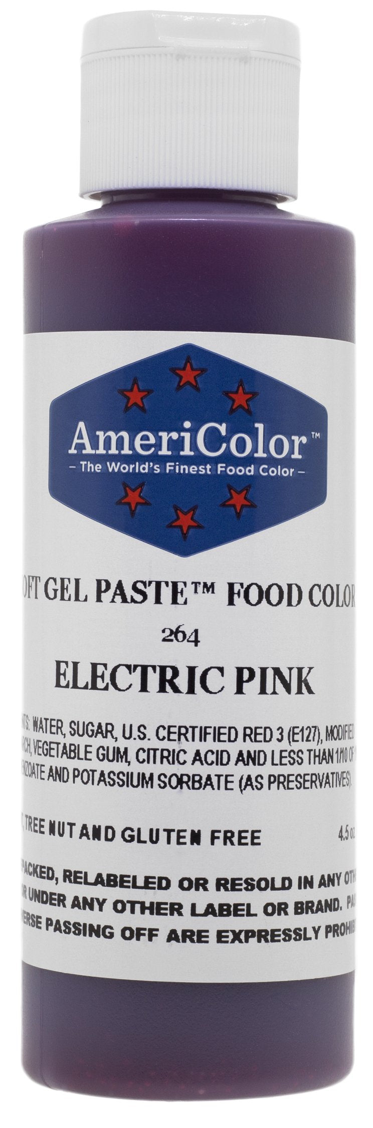 Americolor Soft Gel Paste Food Color, 4.5-Ounce, Electric Pink
