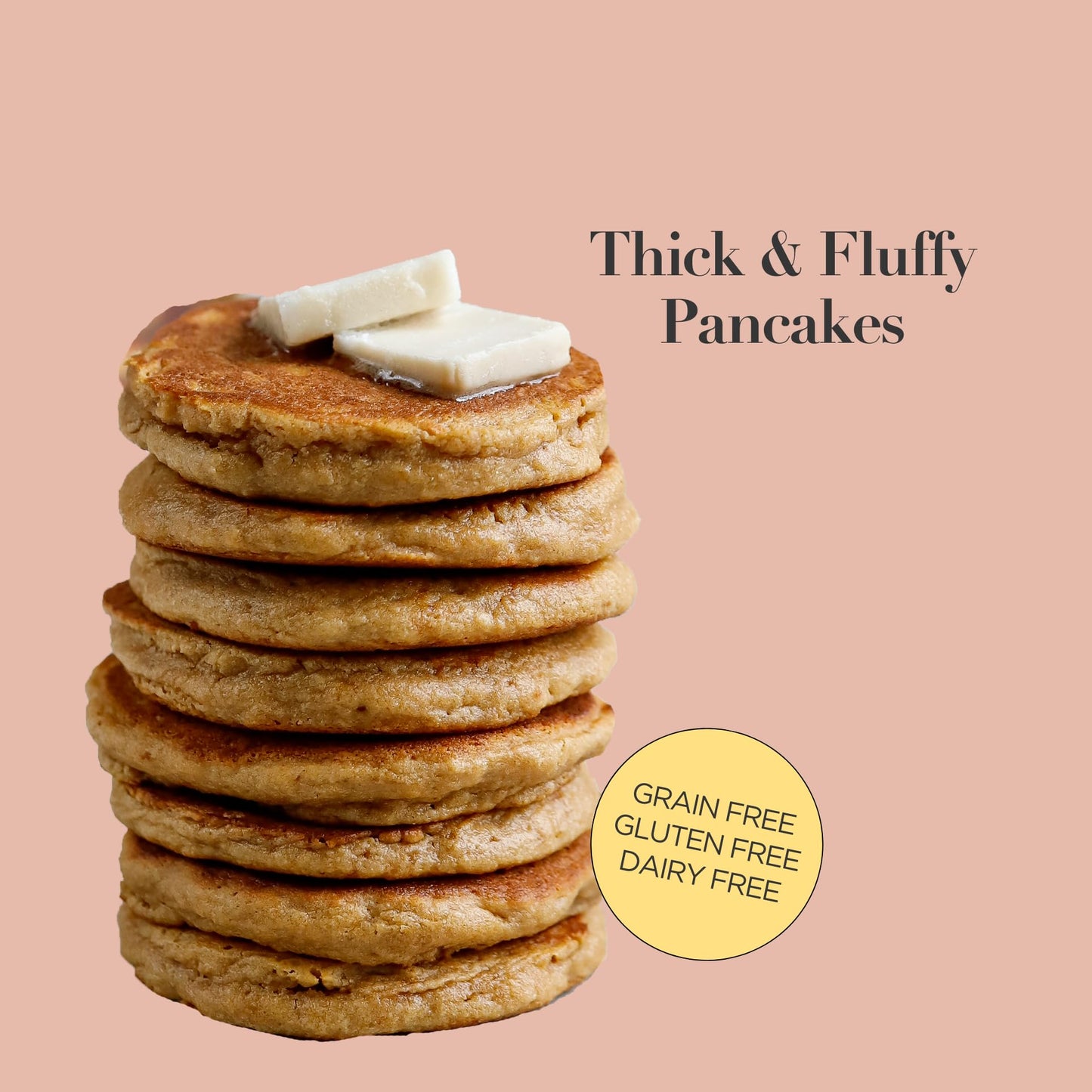 Stellar Eats Grain-Free Baking Mix | Gluten-Free, Dairy-Free, Plant-Based, Paleo-Friendly | Fluffy & Thick | Sweetened with Coco