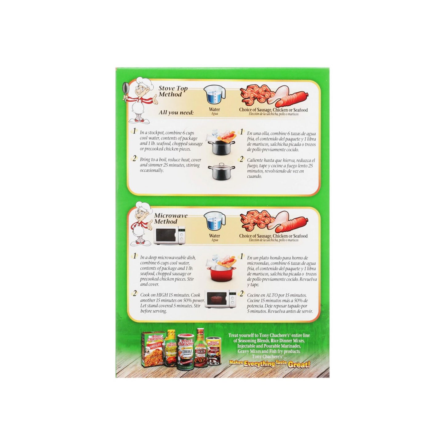 Tony Chachere'S Creole Gumbo Dinner Mix, 8-Ounce Units (Pack Of 4)