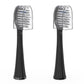 Waterpik Genuine Full Size Replacement Brush Heads With Covers For Sonic-Fusion Flossing Toothbrush Sffb-2Eb, 2 Count Black