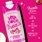 Vita Coco Treats Strawberries & Cream Coconut Milk Drink | Sweet, Refreshing, Treat | Lower Sugar Pink Drink Alternative| 16.9 f