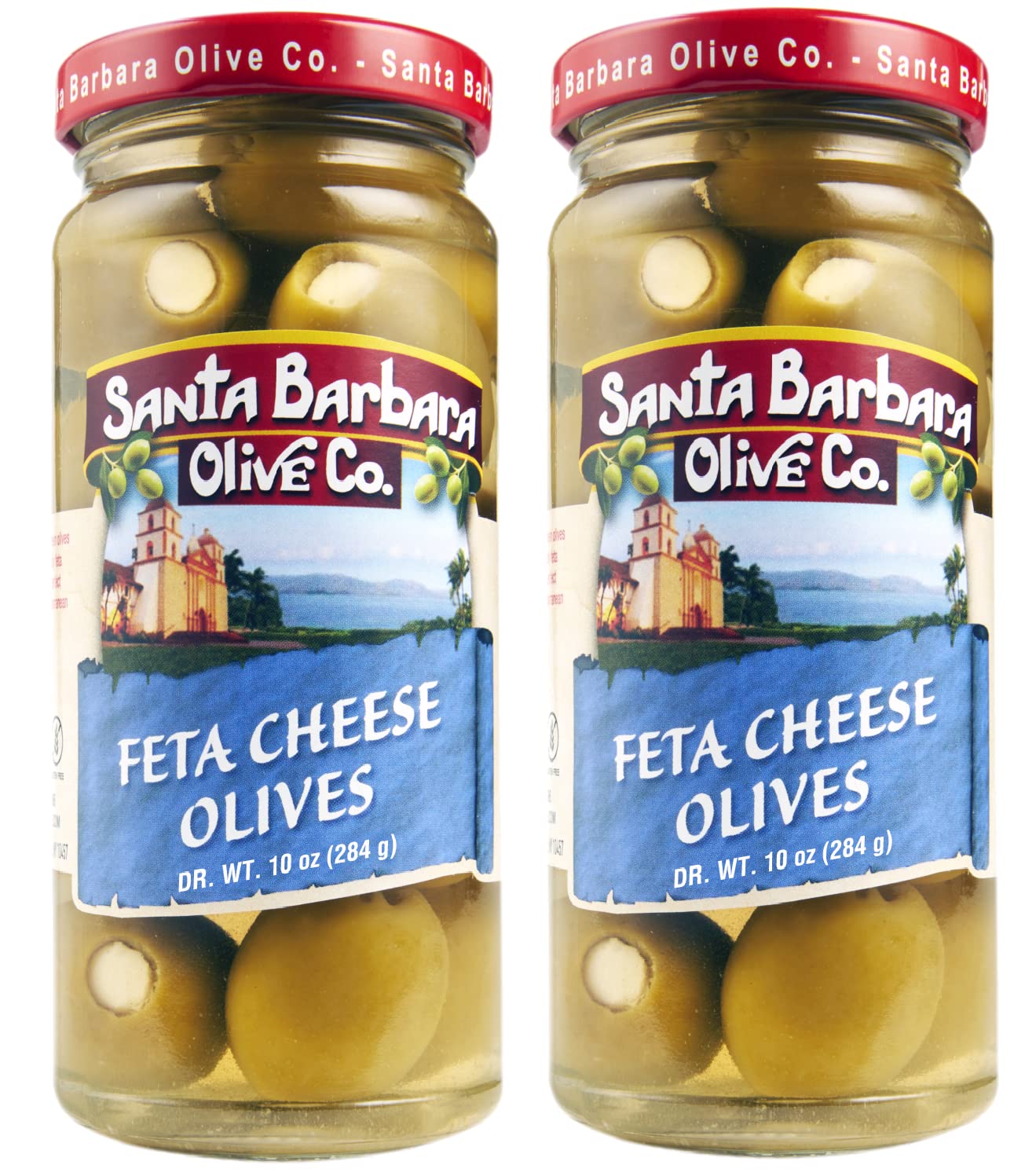 Feta Cheese Stuffed Olives 10 Oz, 2 Pack