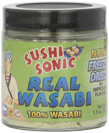 Sushi Sonic 100% Real Powdered Wasabi Jar, 1.5 Ounce