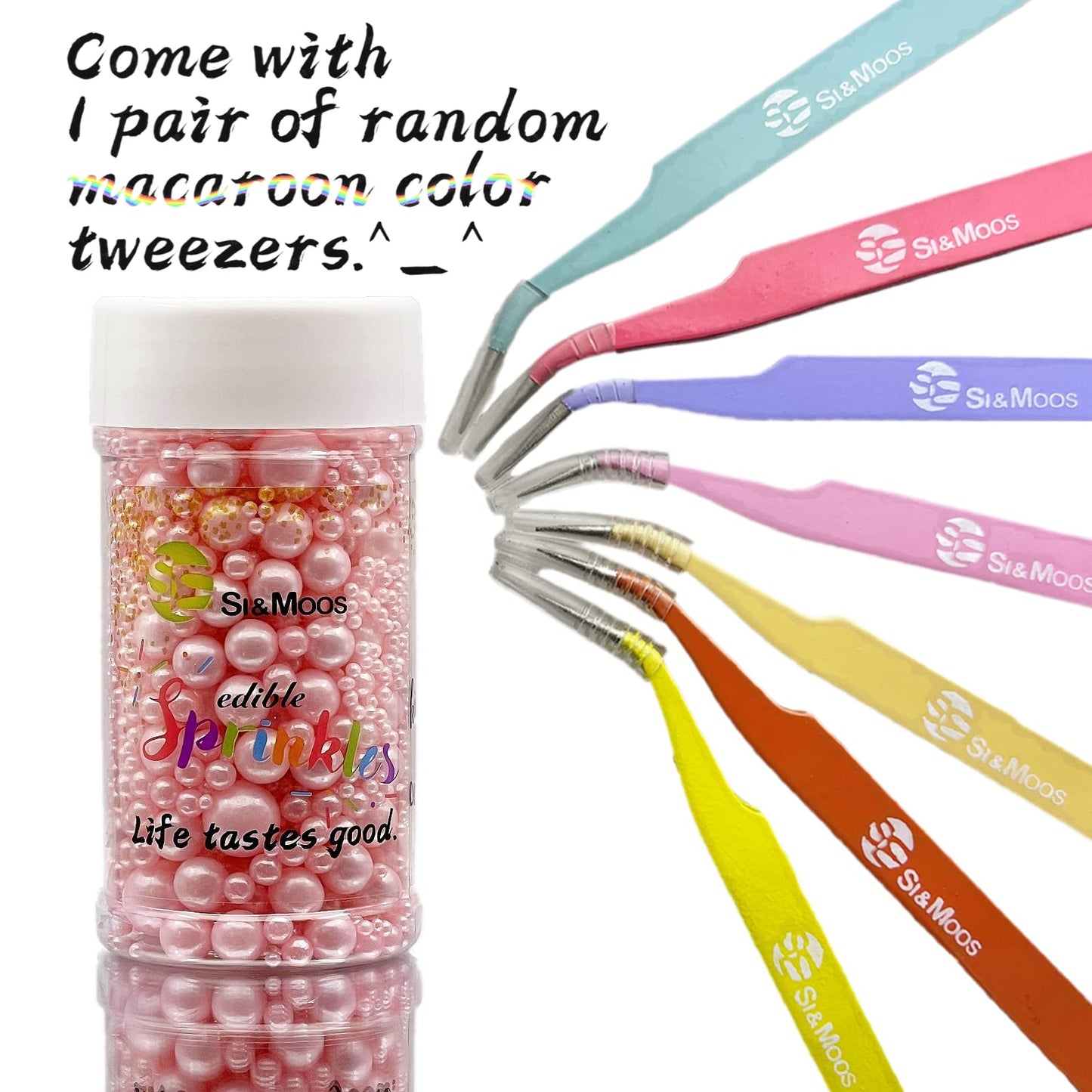 Se Si&Moos Pink Edible Pearls For Cake Decorating Pink Sugar Pearls Pink Pearl Sprinkles For Cake Decorating Pink Sprinkles Pink