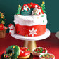 LEBERY Christmas Sprinkles Red Green Gold Sprinkles Holiday Sprinkle Mix Christmas Tree Sprinkle Star Cake Decoration Christma J