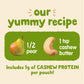 Happy Baby Organics Nutty Blends Organic Pears With 1 Tsp Cashew Butter 3 Oz Pouch (Pack Of 8)