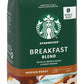 Starbucks Breakfast Blend Coffee, Whole Bean, 12 Ounce Bags, Pack of 3