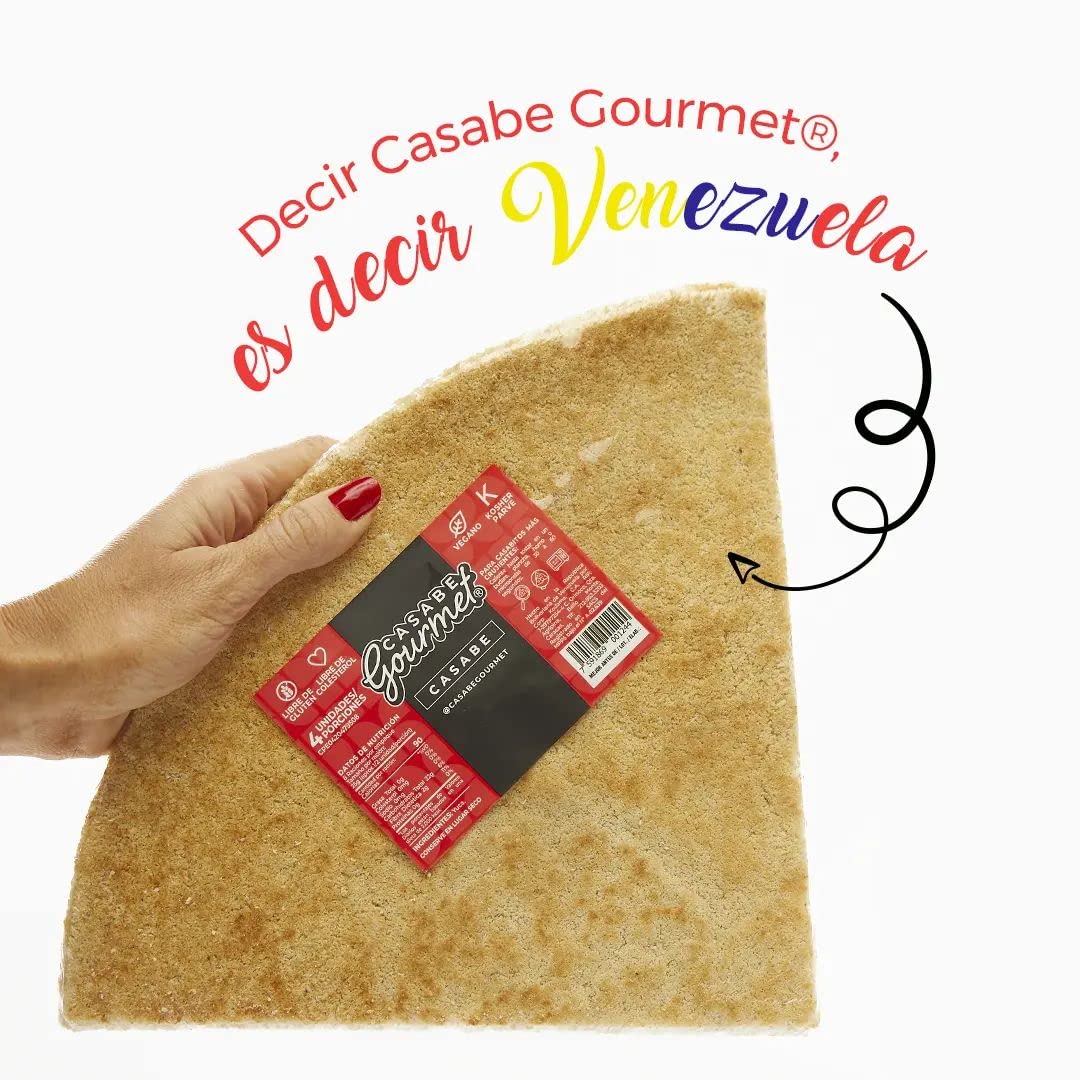 Casabe Gourmet Cassava Crackers - Healthy Vegan Keto Organic Low Carb Flour Snacks Gluten-Free Thin Crispy Plant-Based Saltines