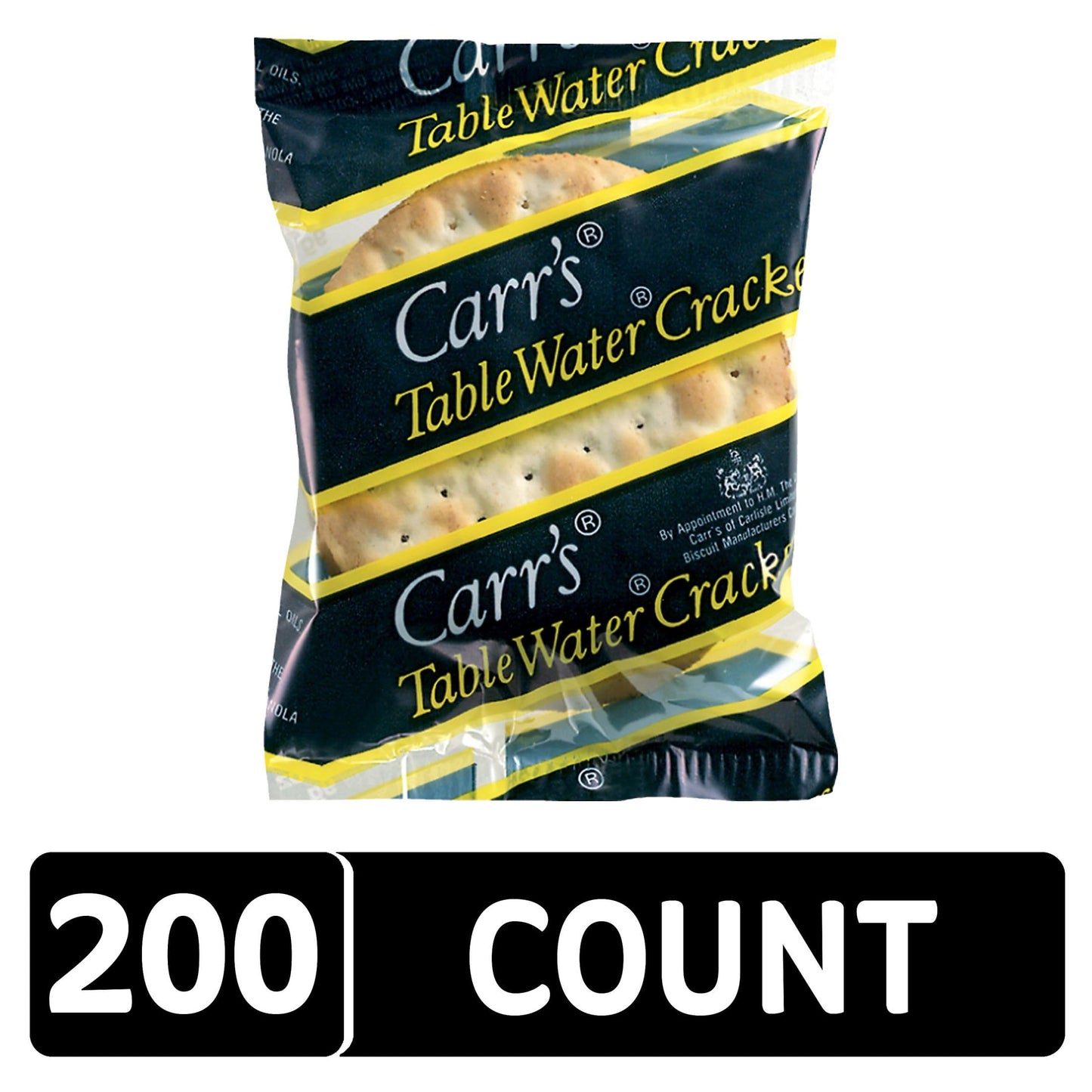 Carrs Table Water  ers, Original, 81.6 Ounce, 200 Count, Pack of 1