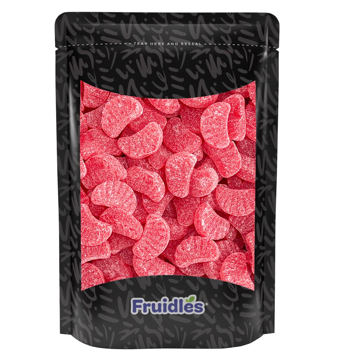 Fruidles Original Jelly Cherry Slices, Gummi Sweet Confection Candies, Traditional Old Fashioned, Vegan, Gluten-Free (2 Pounds)