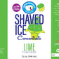 Hypothermias Shaved Ice Syrup Concentrate - Lime Flavor - 32 Fl Oz - Makes 8 Gallons - Unsweetened - Add Sweetener and Water