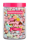 Candy Shop Premium Mini Dehydrated Marshmallows Bits (5.5Oz) (Vanilla Rainbow Colorful)