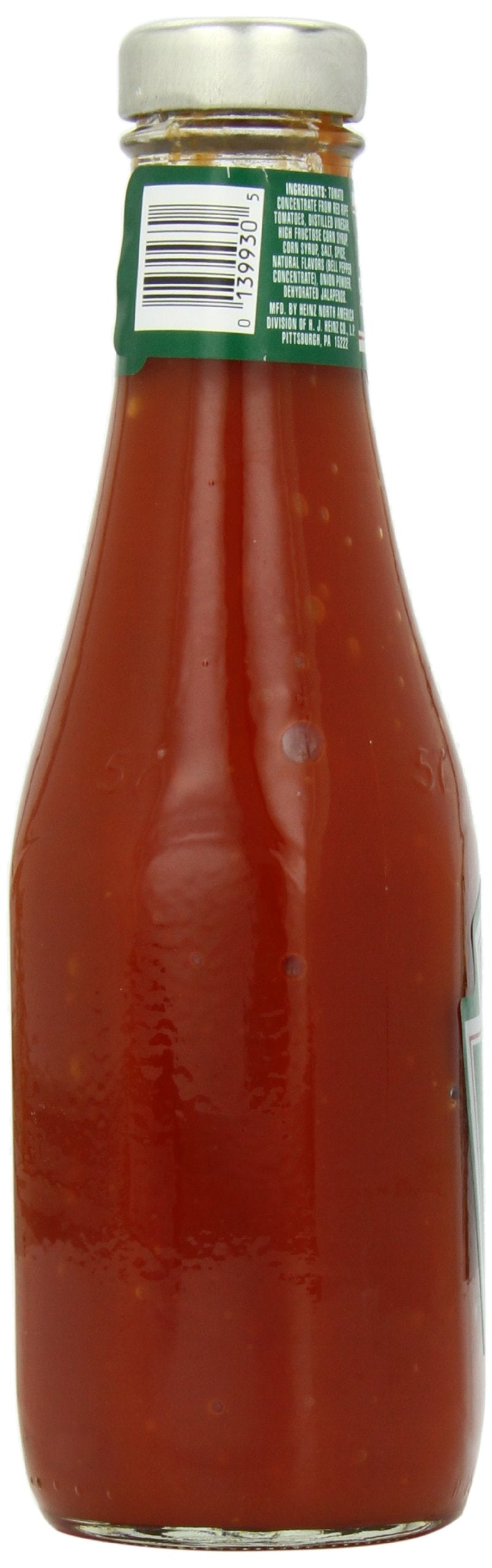 Heinz Tomato Ketchup With Jalapeno 14Oz Bottles