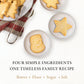 Walkers Assorted Shortbread Cookies in Festive Shapes - Reindeer Shortbread Cookie Tin (8.8 oz) - Includes Christmas Tree, Bell,