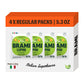 BRAMI Lupini Beans Snack, Chili & Lime | 7g Plant Protein, 0g Net Carbs | Vegan, Vegetarian, Keto, Mediterranean Diet, Non Perishable | 5.3 Ounce (4 Count)