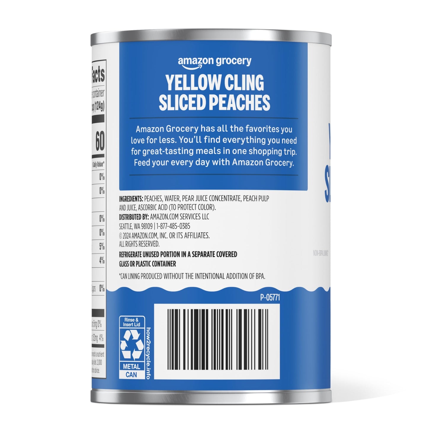 large online retailer Grocery Yellow Cling Sliced Peaches, 15 Oz, Pack of 1