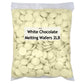 White Chocolate Coating Melting Wafers 2LB- Creamy and Sweet Taste, Perfect for Molding, Dipping, Desserts, and Candy 32oz (Whit