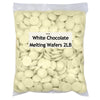 White Chocolate Coating Melting Wafers 2LB- Creamy and Sweet Taste, Perfect for Molding, Dipping, Desserts, and Candy 32oz (Whit