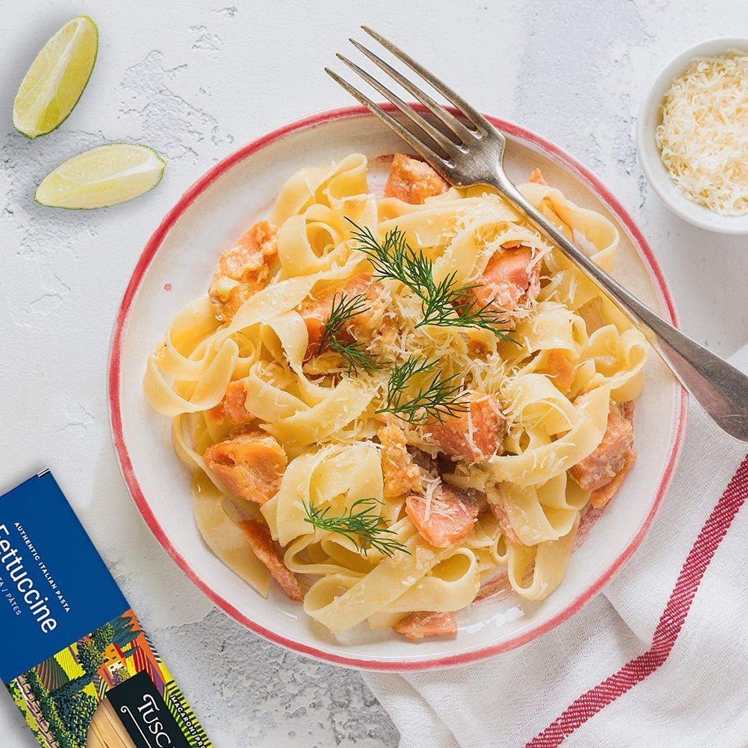 Tuscanini Fettuccine Pasta Noodles - 16oz (4 Pack) - Made with Premium Duspirit-inspired flavor Wheat