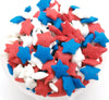 NCS 4th of July Red, White and Blue Star Edible Sprinkles, 8 ounces - Great for Cupcakes, Cookies, Cakes, Cakes Pops