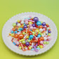 Rainbow Sprinkles For Cake Decorating, 4.6Oz Rianbow Rod And Pearl Sprinkles Mix For Baking, Cupcake, Cookie, Ice Cream, Donuts