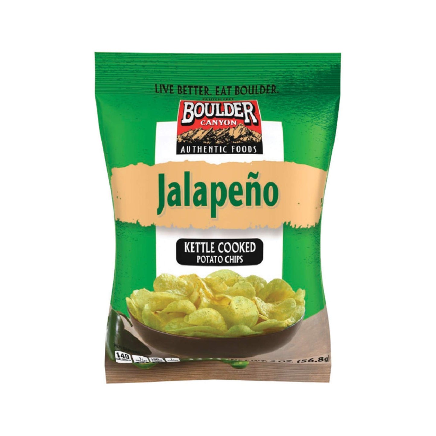 Boulder Canyon Potato Chips Jalapeño 2 Oz