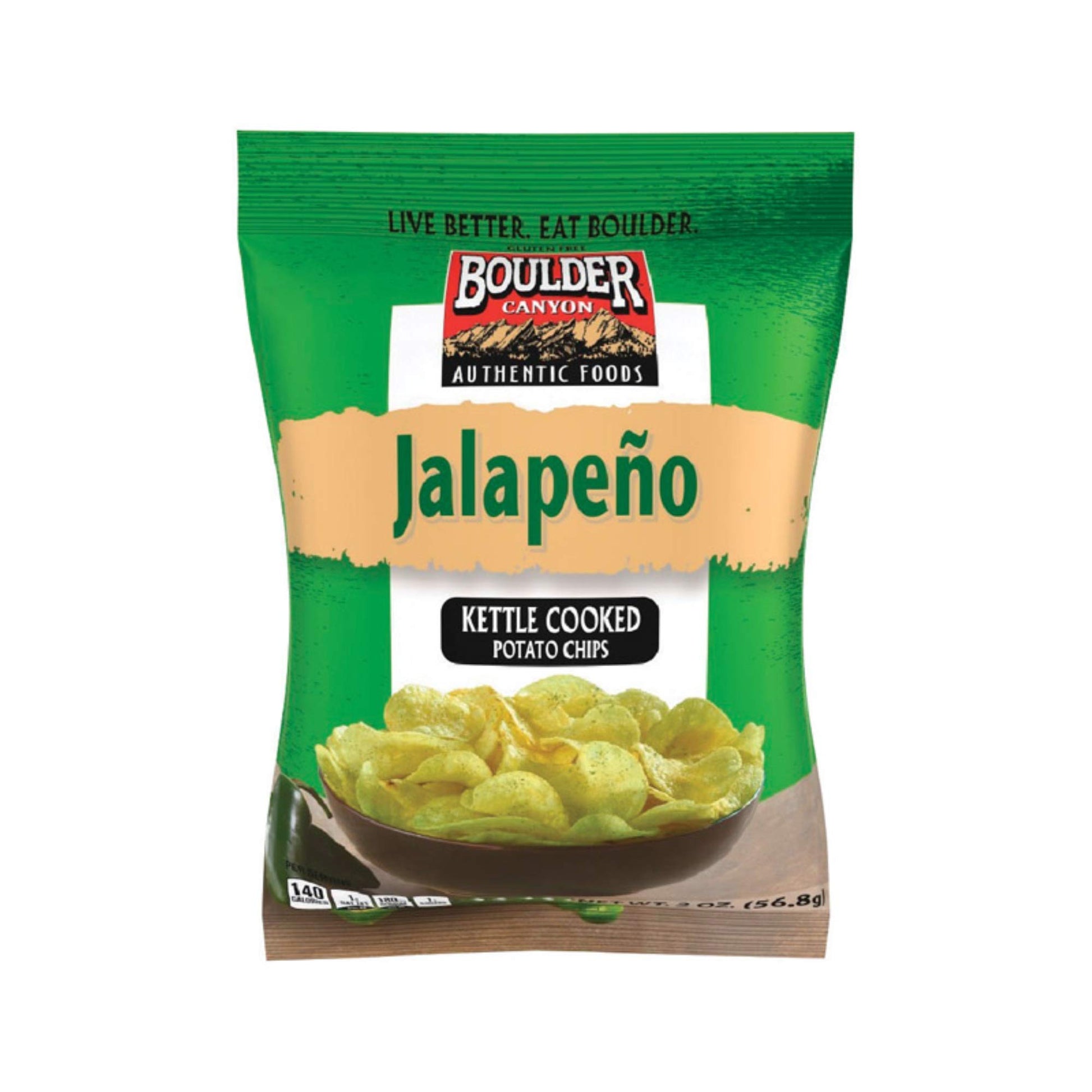 Boulder Canyon Potato Chips Jalapeño 2 Oz