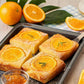 Philaeec Orange Sanding Sugar Edible Sparkling Crystals For Baking Cake Decoration Cookie Ice Cream Cupcake Toppers Wedding Part