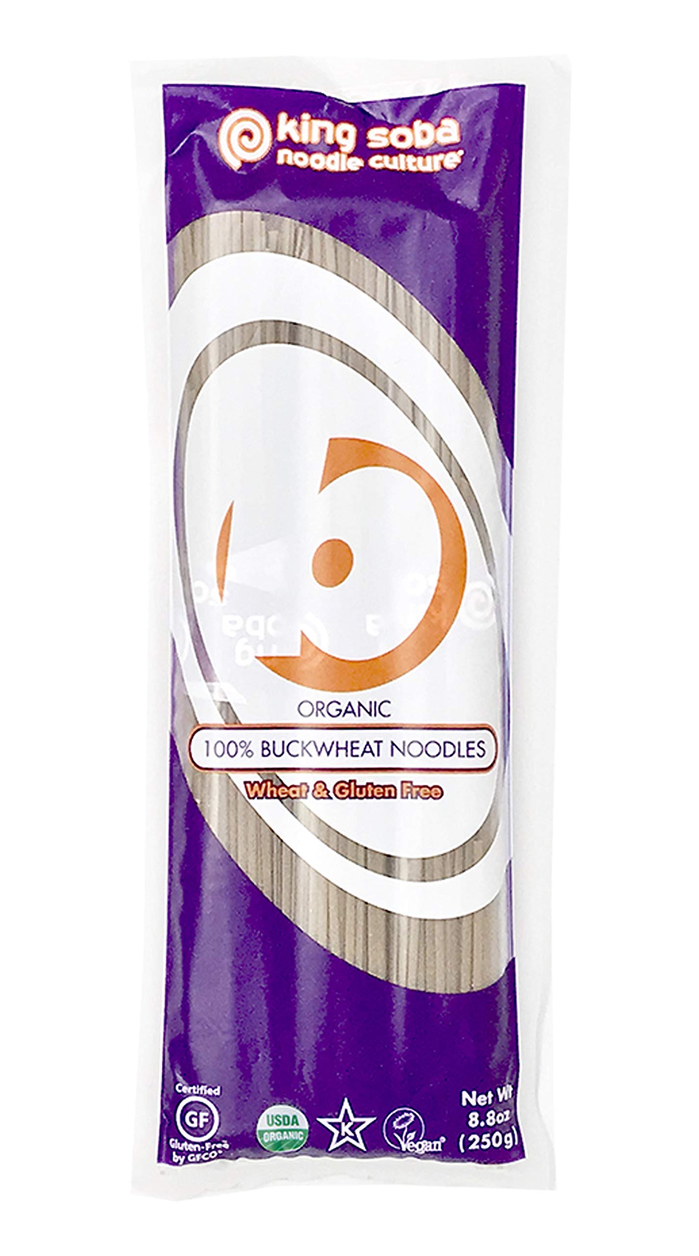 100% Buckwheat Pasta Noodles 12-PACK- Organic & Gluten-Free- 105.6oz, 3 servings per package