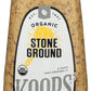 Koops' Organic Stone Ground Mustard - Old-Fashioned Mustard, Gluten-Free, Kosher, Non-Gmo, Usda Certified Organic Mustard, Made