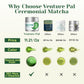 Venture Pal enhanced Ceremonial Grade Matcha Powder  Pure First Harvest Green Tea Powder - 100% Vegan  Gluten-Free  No Additives  Classic Grade (30g/1.06oz)