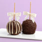 A Gift Inside Milk and Dark Chocolate Covered Caramel Apples Pair