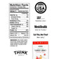 Think Jerky Sriracha Honey Turkey Jerky, High Protein, Gluten Free, Low Calorie, 1 oz Bags, 12 Pack