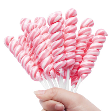 Rainbow Twist Lollipops Individually Wrapped Bulk, Twisty Lollipop, Kid'S Lollipops Candy For Birthday Party,Strawberry Flavor 1