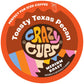 Crazy Cups Flavored Coffee Pods, Toasty Texas Pecan, 22 Count for K Cup Keurig Machines, Brew Hot or Iced