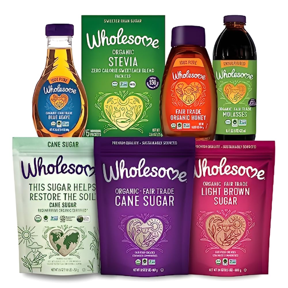 Wholesome Sweeteners 16-Ounce Organic Cane Sugar, Fair Trade, Non GMO, Gluten Free, Pure & Vegan, for Baking and Sweetening, 1 P