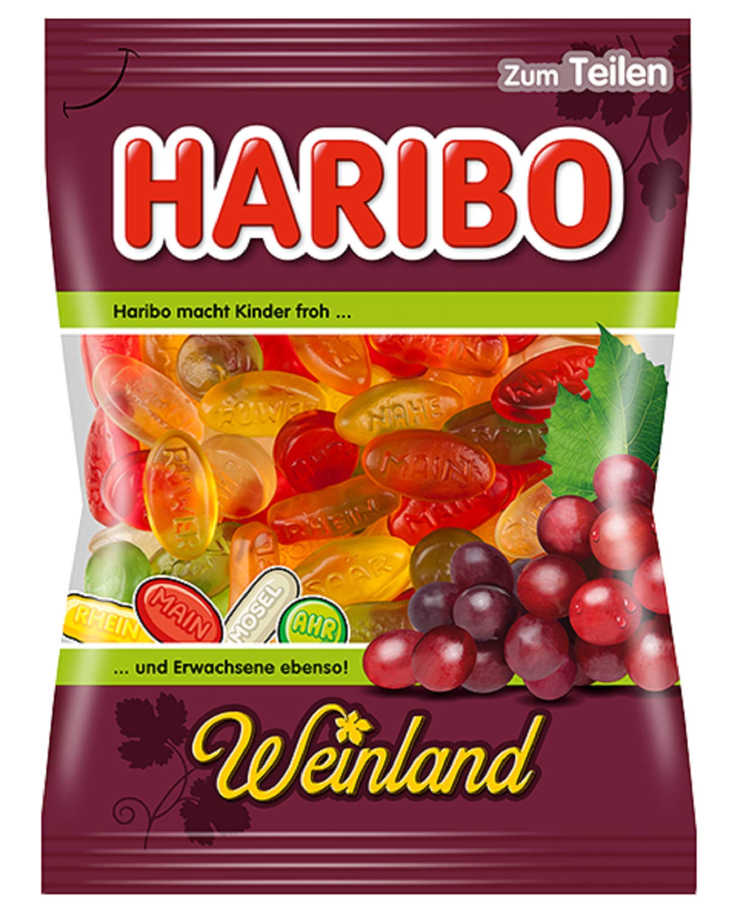 Haribo Weinland Fruit Gum, Rainbow, 7.05 Ounce (Pack of 1)